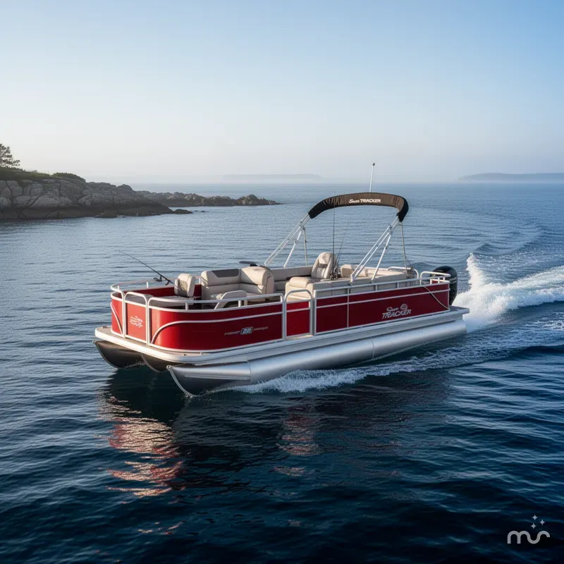 Slide: The Image of Sun Tracker Fishin' Barge 22 DLX 2026 - 4