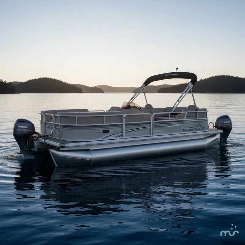 The Image of Sun Tracker Party Barge 16 DLX 2026 - 0