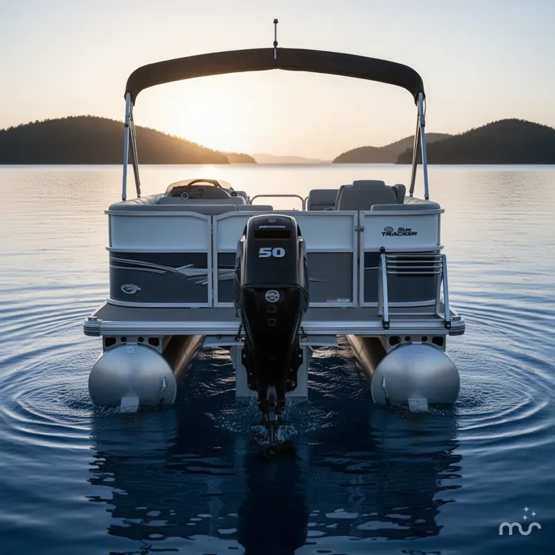 Slide: The Image of Sun Tracker Party Barge 16 DLX 2026 - 3