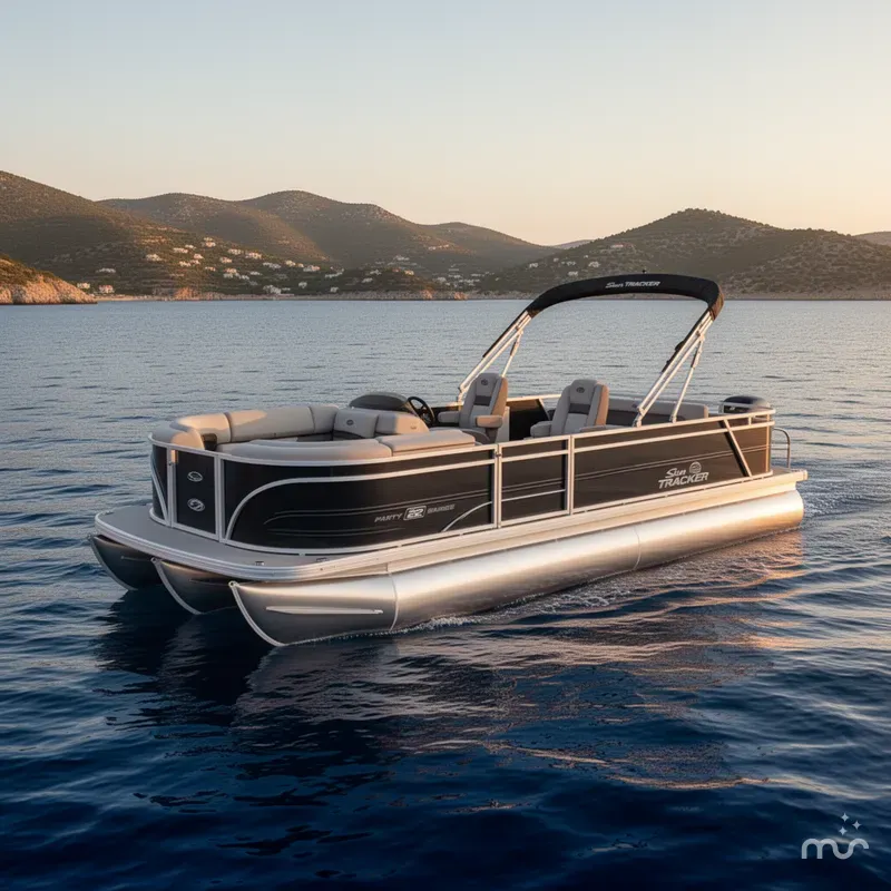 The Image of Sun Tracker Party Barge 22 RF DLX 2026 - 0