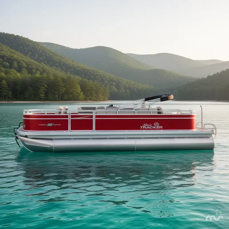 Slide: The Image of Sun Tracker Fishin' Barge 22 DLX 2026 - 2