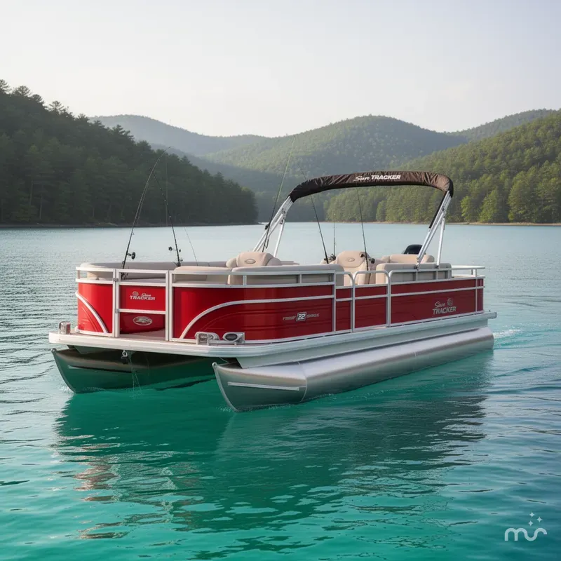 Slide: The Image of Sun Tracker Fishin' Barge 22 DLX 2026 - 3