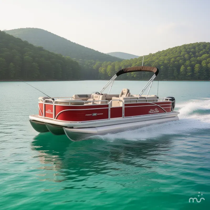 Slide: The Image of Sun Tracker Fishin' Barge 22 DLX 2026 - 4