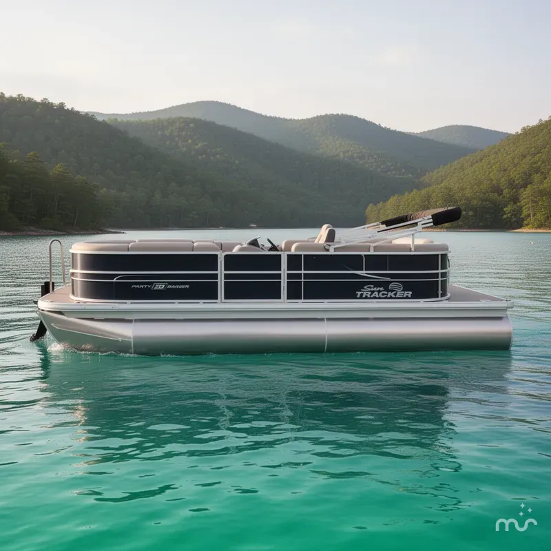 Slide: The Image of Sun Tracker Party Barge 20 DLX 2026 - 2