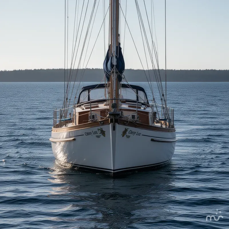 Slide: The Image of Cheoy Lee 41 Offshore Ketch 1977 - 1