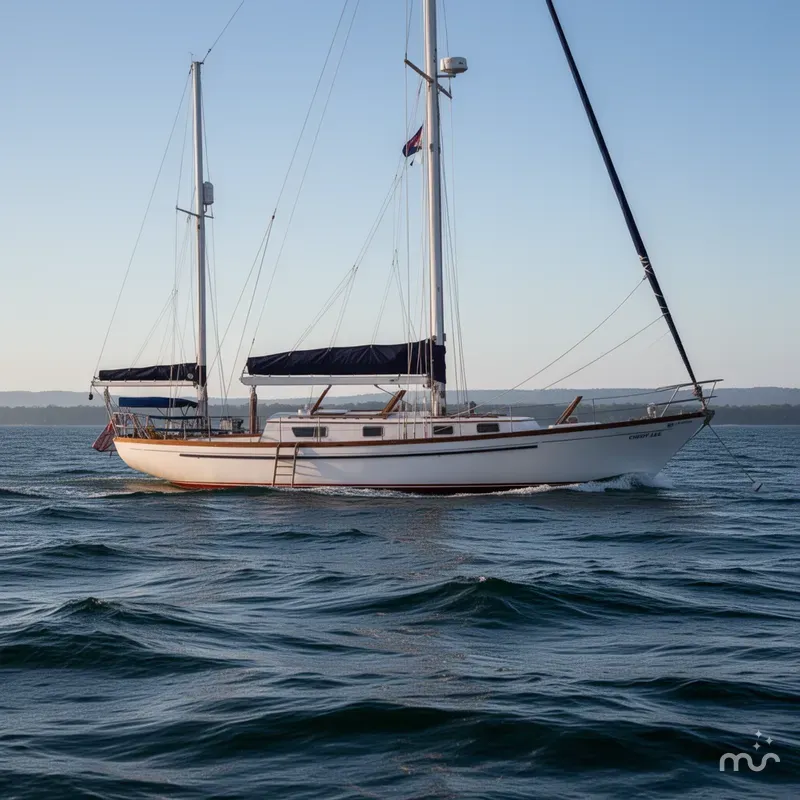 Slide: The Image of Cheoy Lee 41 Offshore Ketch 1977 - 4