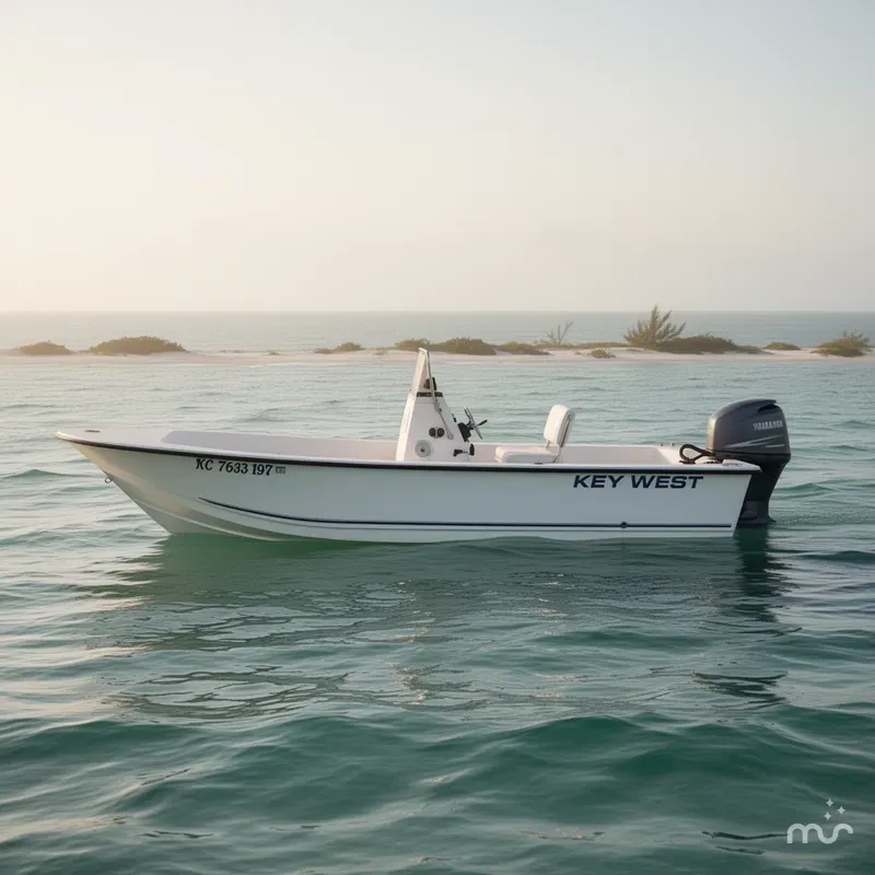 Slide: The Image of Key West 197 Skiff 2010 - 2