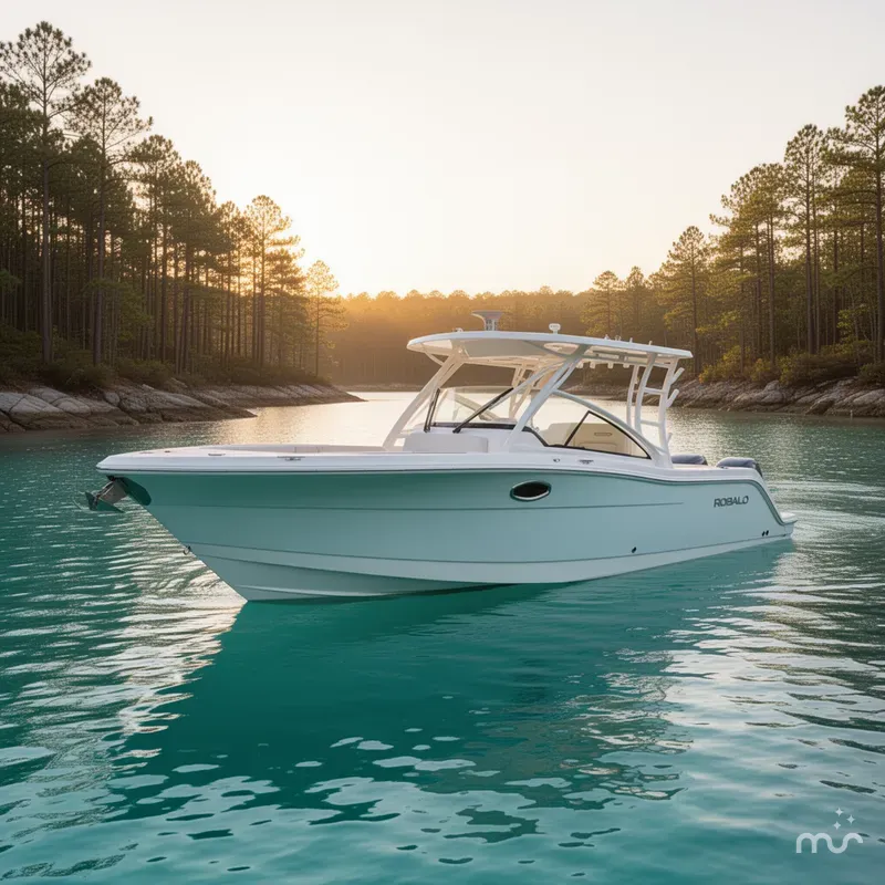 Slide: The Image of Robalo R317 Dual Console 2022 - 2