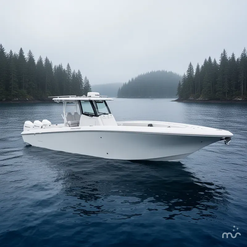 Slide: The Image of Fountain 38 Center Console 2023 - 2