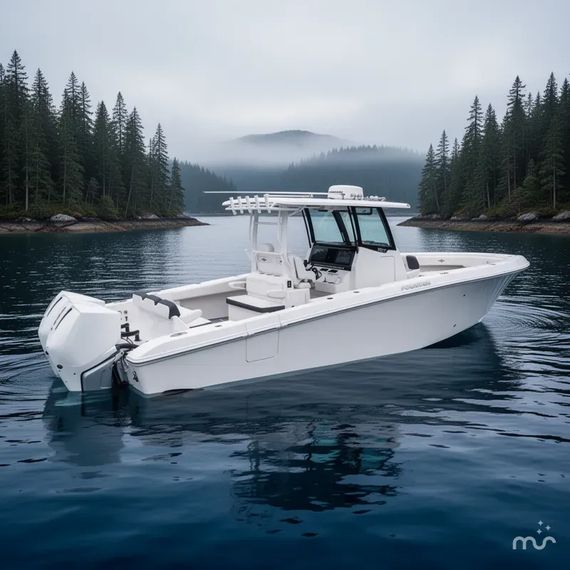 Slide: The Image of Fountain 38 Center Console 2023 - 4