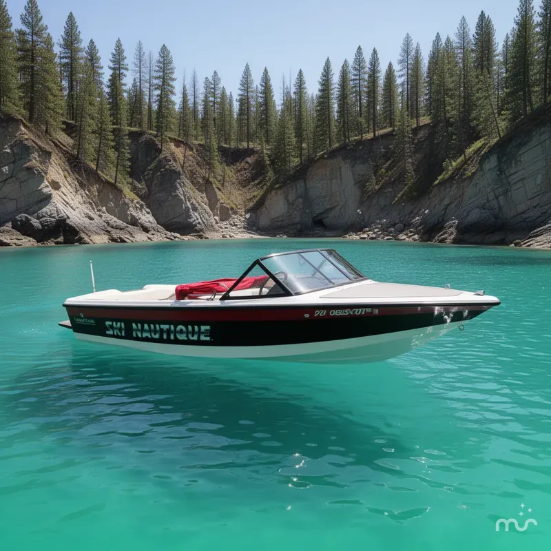Slide: The Image of Nautique Ski Nautique 200 Closed Bow 1993 - 2