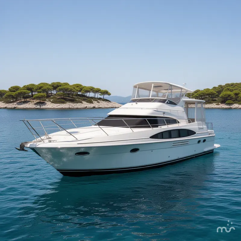 Slide: The Image of Carver Yachts 444 Cockpit Motor Yacht 2003 - 2