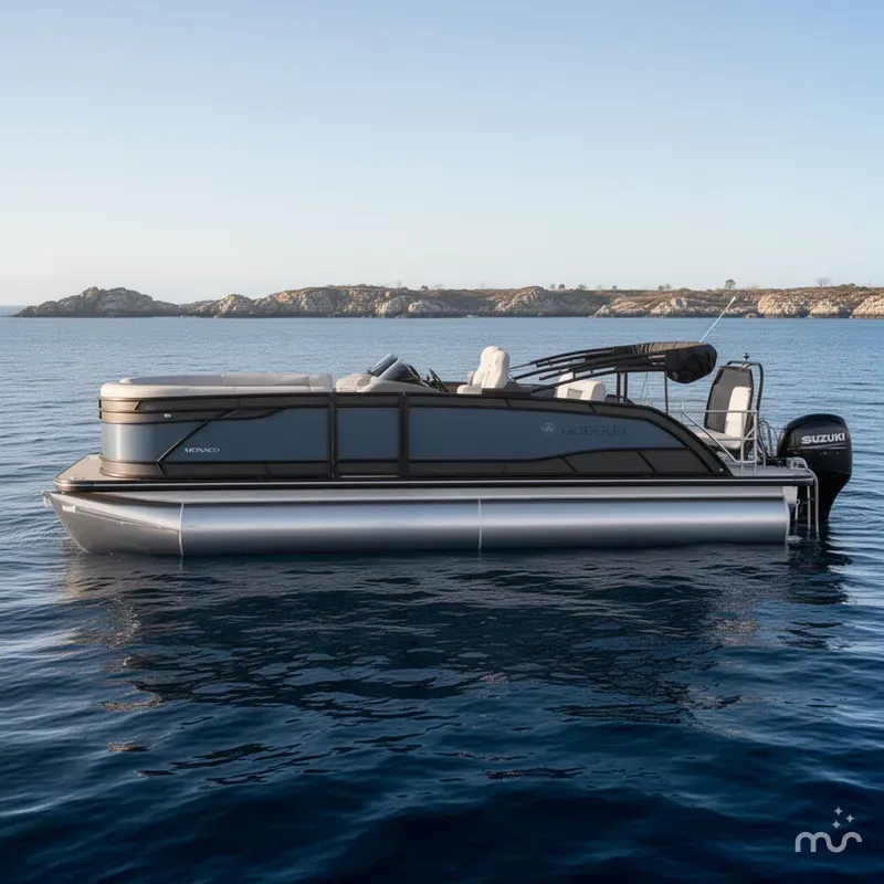 The Image of Godfrey Monaco 23' Single Flip Lounge Tritoon - 235 SFLC 2027 - 0