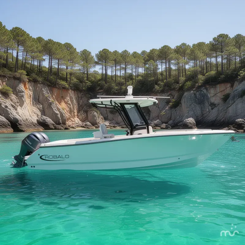 Slide: The Image of Robalo R250 Center Console 2023 - 2