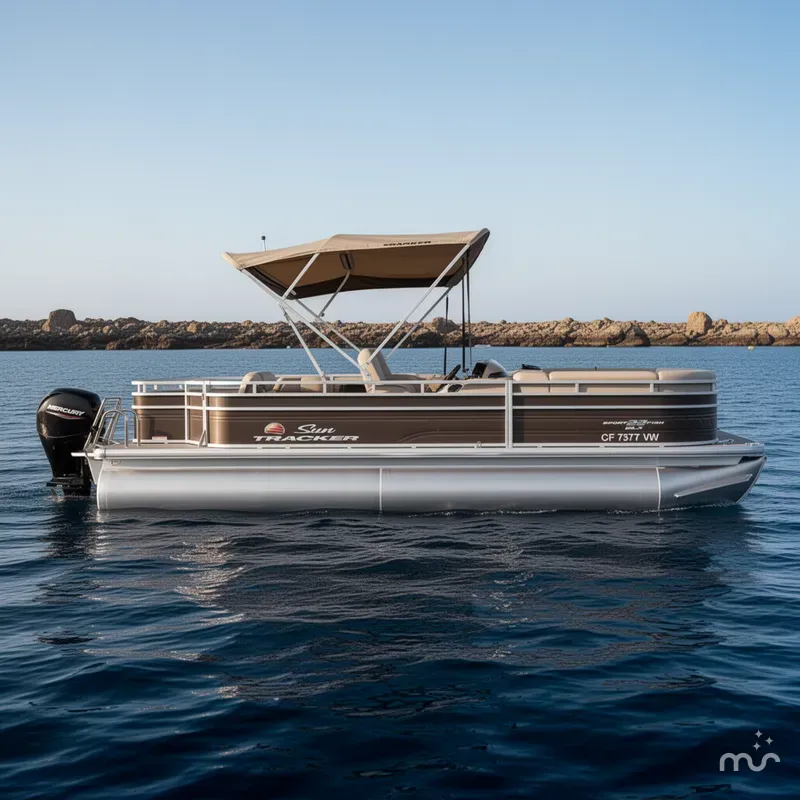 Slide: The Image of Sun Tracker SportFish 22 DLX 2024 - 2