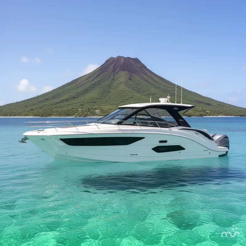 Slide: The Image of Sea Ray Sundancer 370 Outboard 2025 - 2