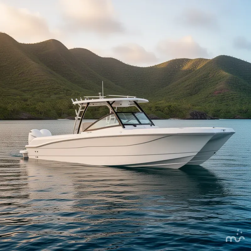 Slide: The Image of Twin Vee 280 GFX2 DUAL CONSOLE 2026 - 2