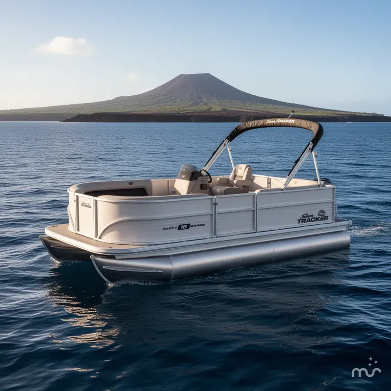 The Image of Sun Tracker Party Barge 16 DLX 2026 - 0
