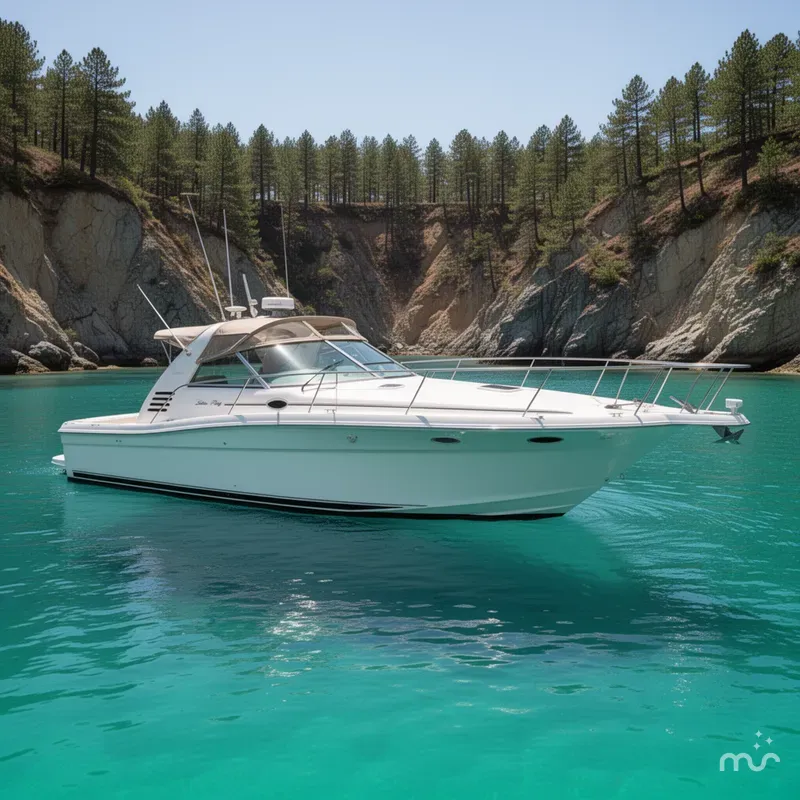 Slide: The Image of Sea Ray 370 Express Cruiser 1998 - 2