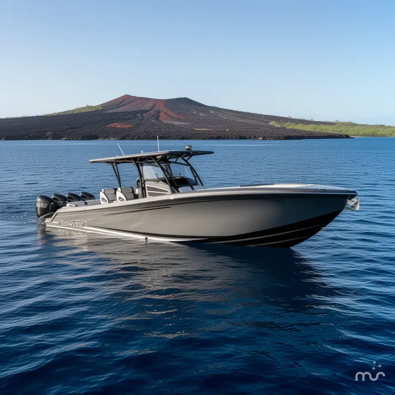 Slide: The Image of Nor-Tech 390 Sport Center Console 2024 - 2