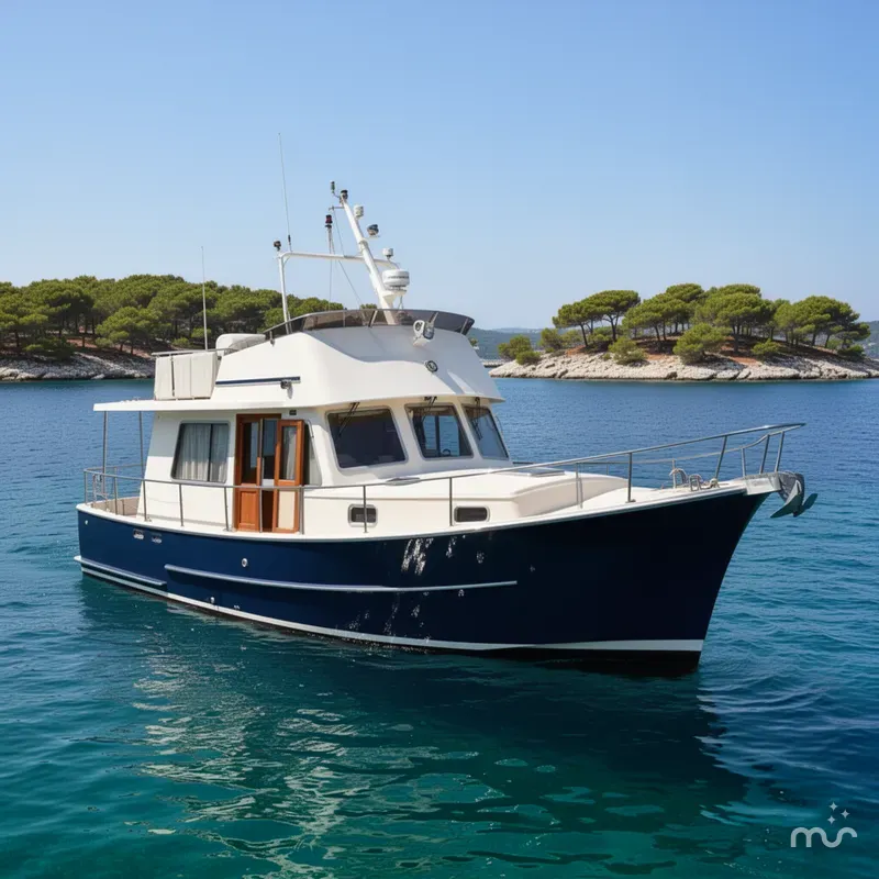 Slide: The Image of Mainship 400 Trawler 2004 - 2