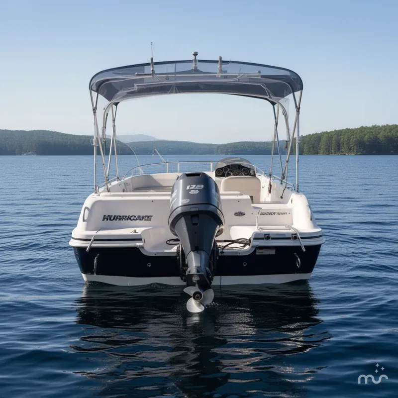 Slide: The Image of Hurricane SunDeck Sport 201 OB 2013 - 1
