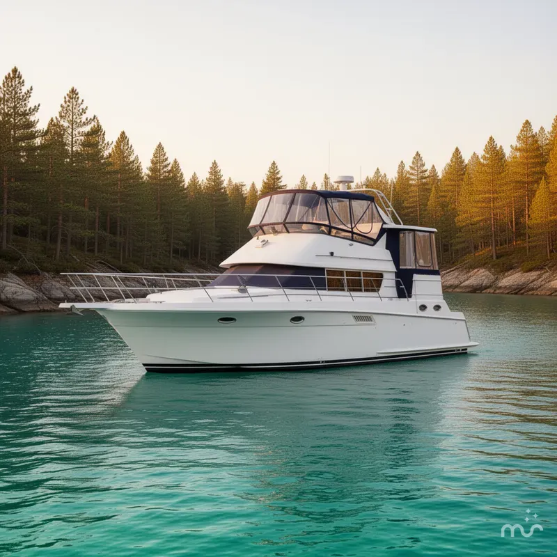 The Image of Silverton 442 Cockpit Motor Yacht 1996 - 0