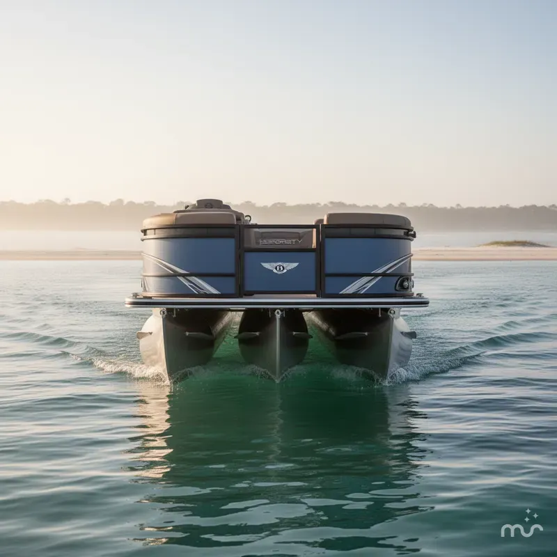 Slide: The Image of Bentley Pontoons Legacy 243 SPORT3 Swingback 2026 - 2