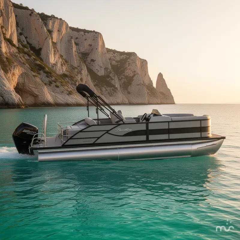 Slide: The Image of Bentley Pontoons Legacy 223 Navigator 2026 - 2