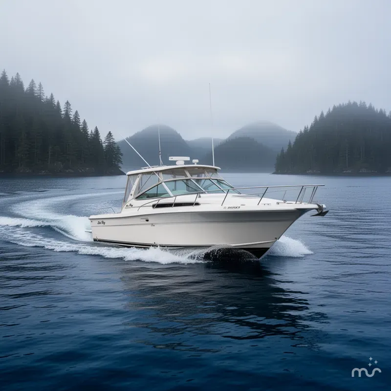 Slide: The Image of Sea Ray 310 Amberjack 1994 - 2