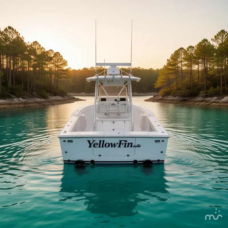 Slide: The Image of Yellowfin 36 Offshore 2004 - 3