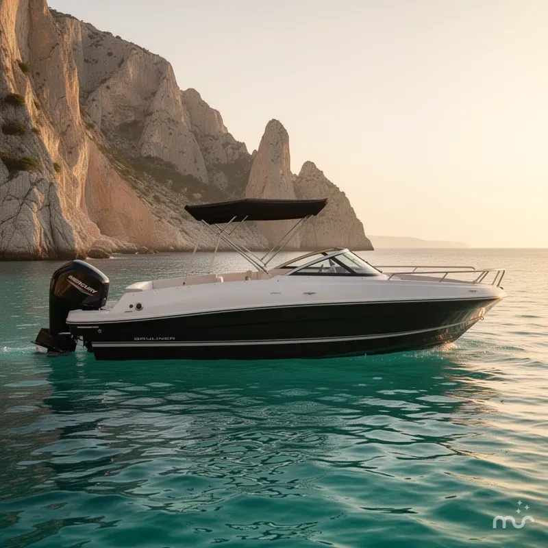 Slide: The Image of Bayliner VR4 Bowrider Outboard 2021 - 2