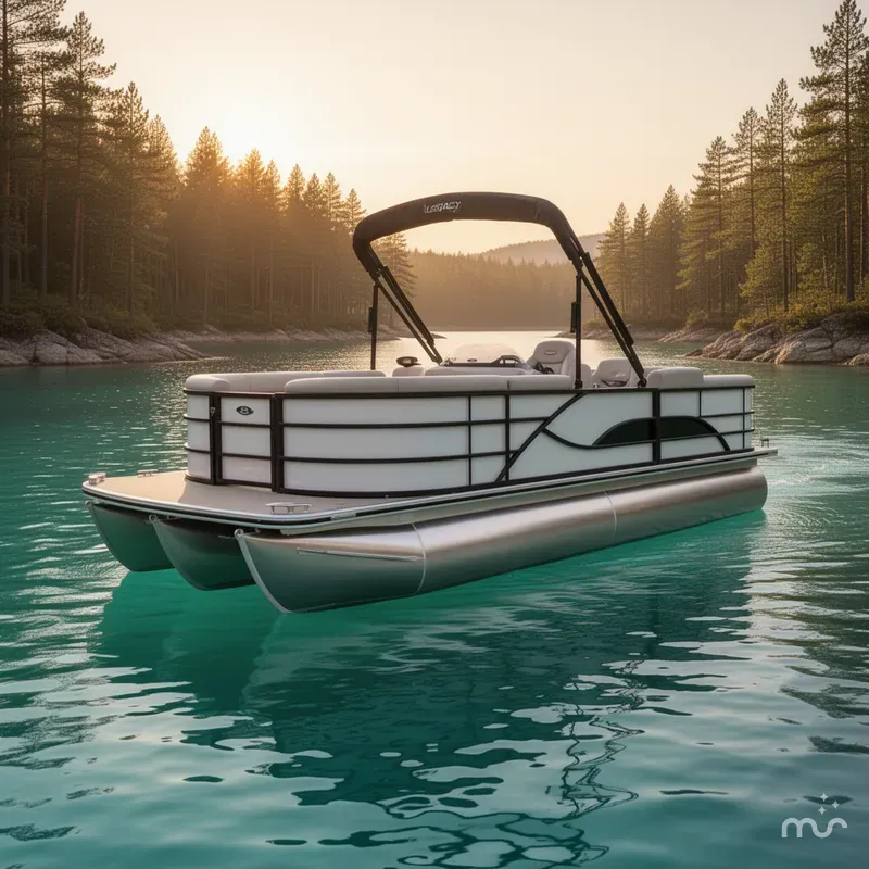 Slide: The Image of Bentley Pontoons Legacy 223 Navigator 2026 - 2