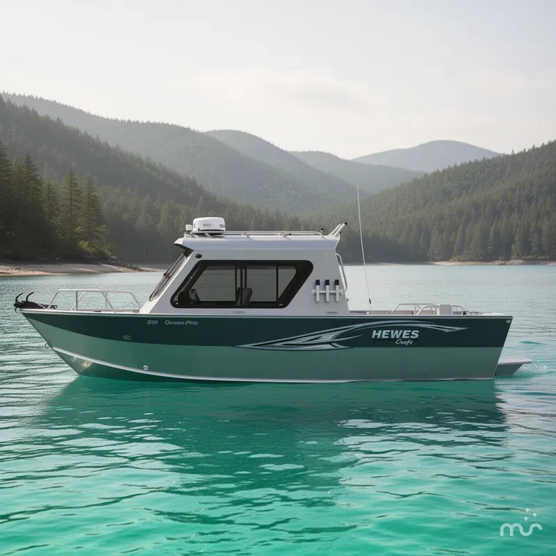 Slide: The Image of Hewescraft 220 Ocean Pro HT BH 2015 - 2