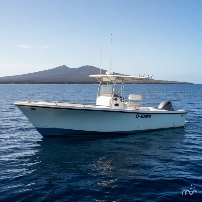 Slide: The Image of C-Hawk 25 Center Console 1993 - 2