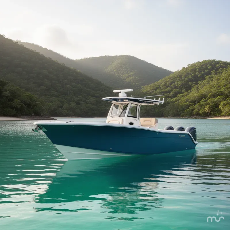 Slide: The Image of Cobia 301 Center Console 2018 - 2