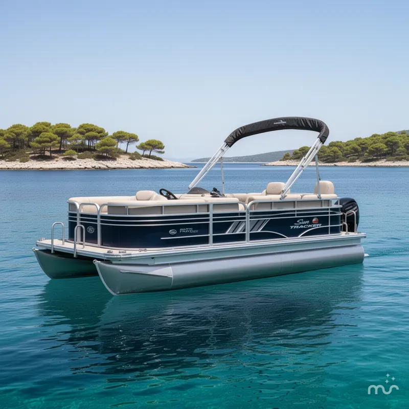 The Image of Sun Tracker Party Barge 20 DLX 2022 - 0