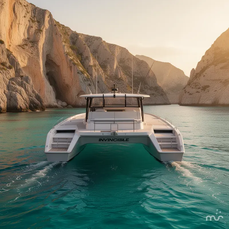 Slide: The Image of Invincible 40 Catamaran 2025 - 3