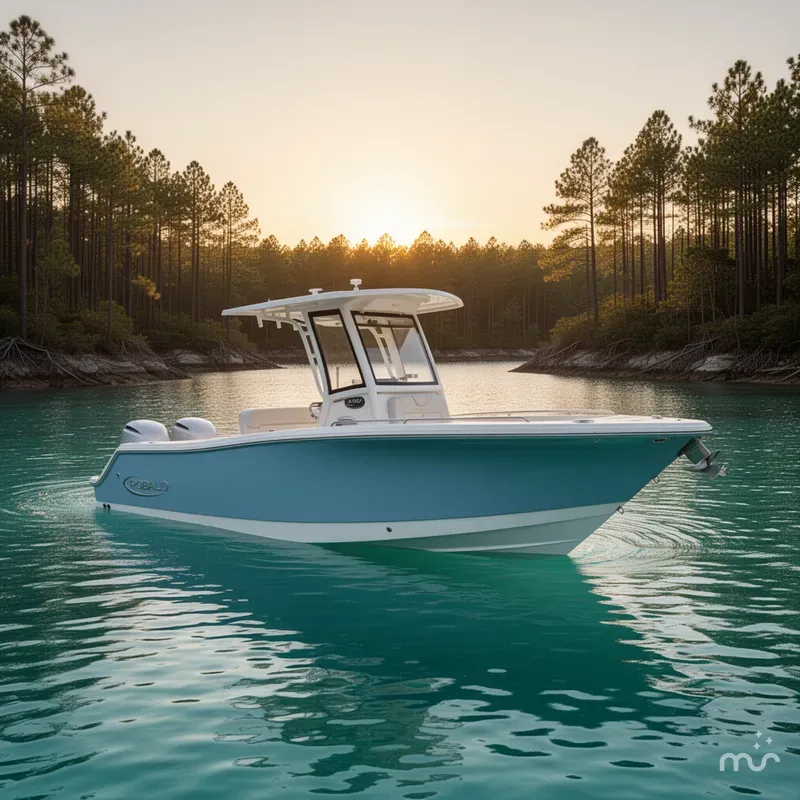 Slide: The Image of Robalo R250 Center Console 2026 - 2