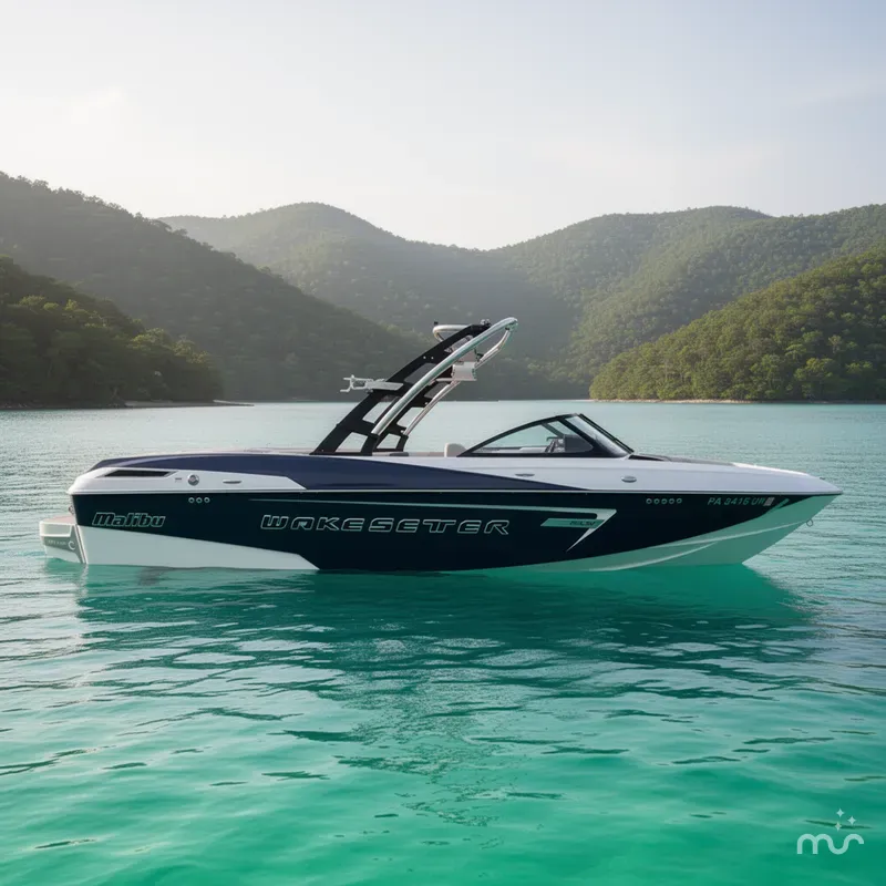 Slide: The Image of Malibu Wakesetter 23 LSV 2014 - 2