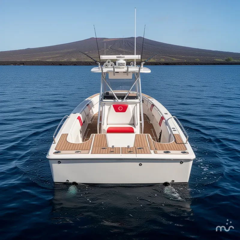 Slide: The Image of Fountain 38 Center Console 2009 - 3