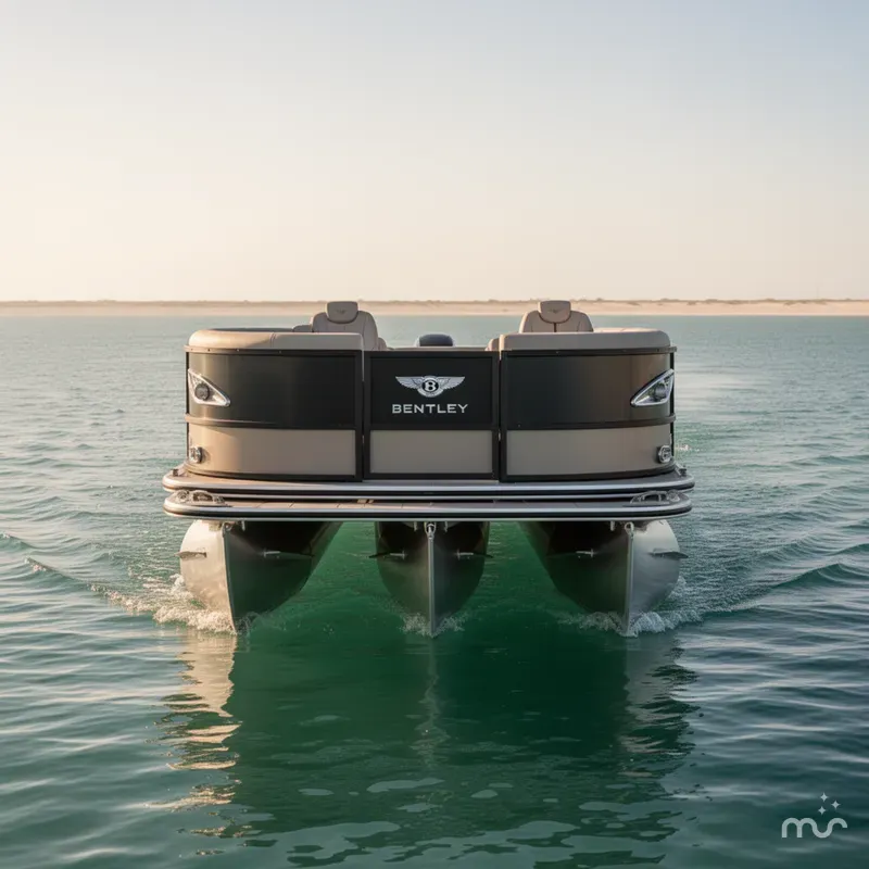 Slide: The Image of Bentley Pontoons Elite 223 Rear Lounger (3/4 Tube) 2021 - 1