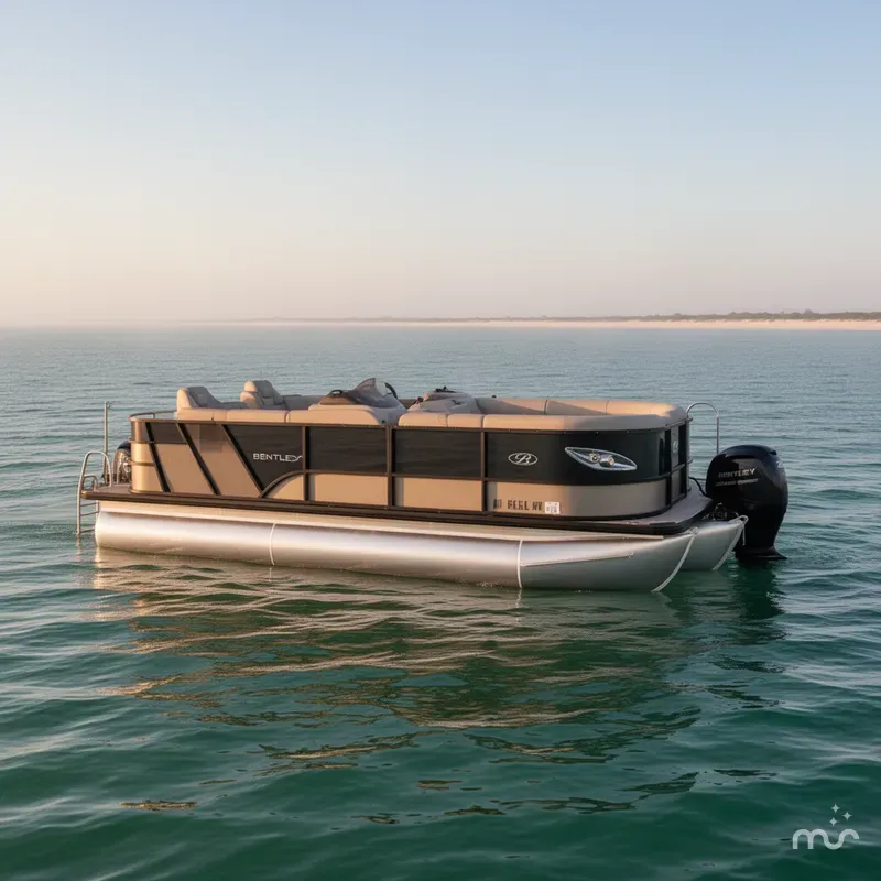 Slide: The Image of Bentley Pontoons Elite 223 Rear Lounger (3/4 Tube) 2021 - 2