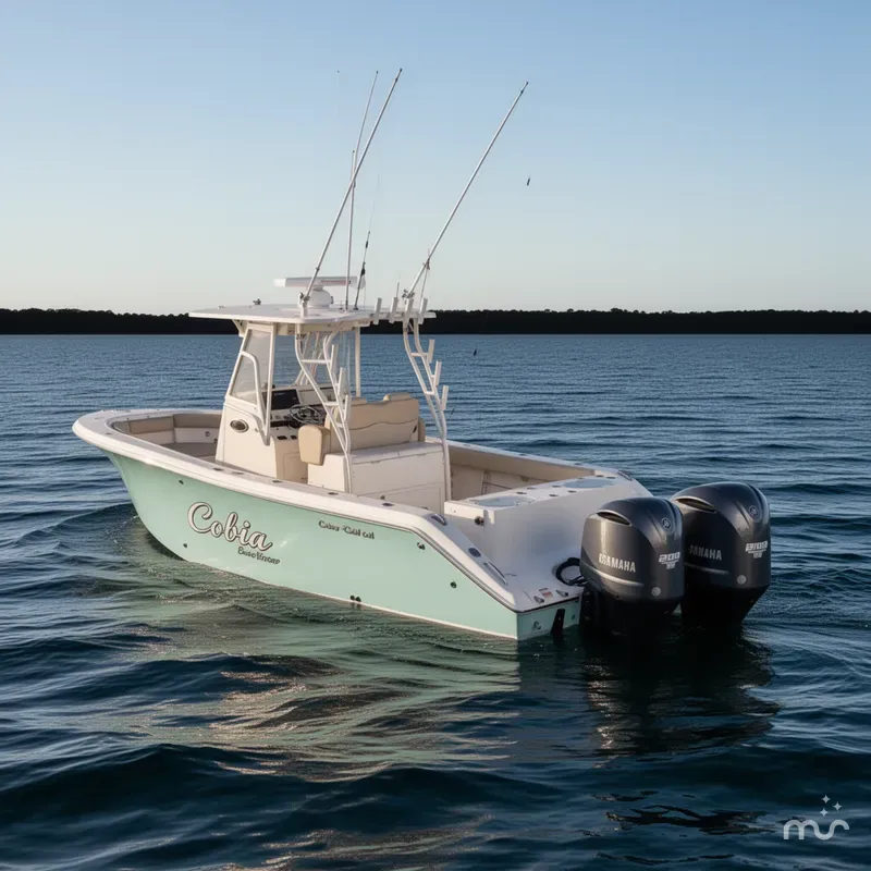 Slide: The Image of Cobia 296 Center Console 2014 - 2