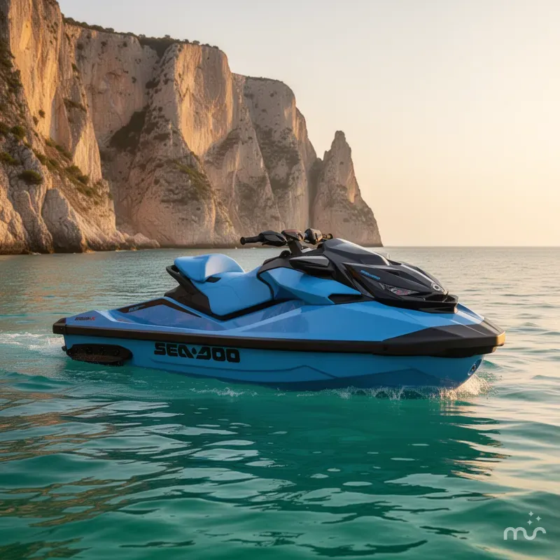 The Image of Sea-Doo RXP-X™ 325 Tech, BRP Premium A, iBR Gulfstream Blu 2026 - 0