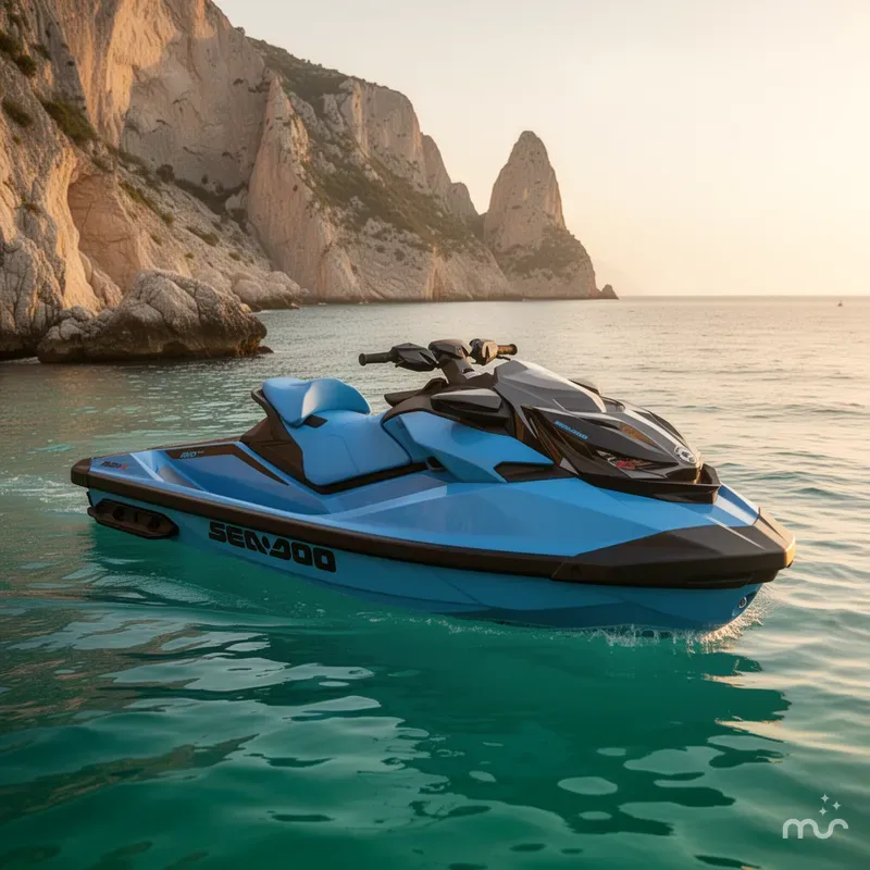 Slide: The Image of Sea-Doo RXP-X™ 325 Tech, BRP Premium A, iBR Gulfstream Blu 2026 - 2