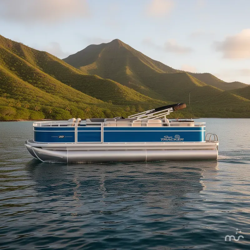 Slide: The Image of Sun Tracker Fishin' Barge 20 DLX 2026 - 2