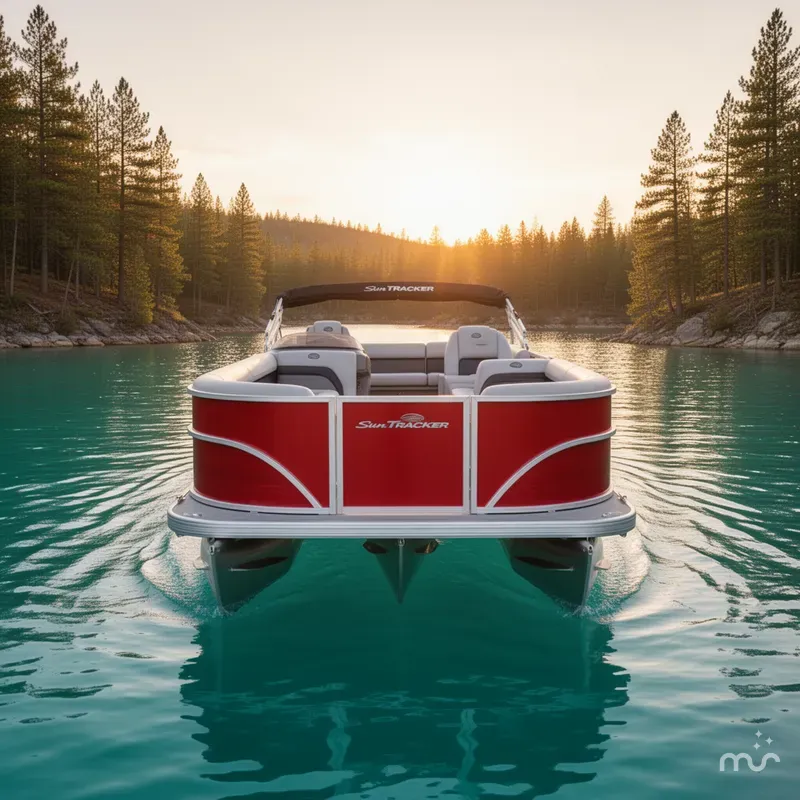 Slide: The Image of Sun Tracker Party Barge 18 DLX 2026 - 3