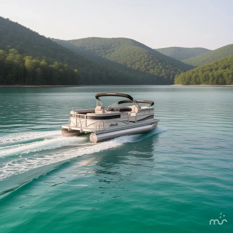 Slide: The Image of Sun Tracker Party Barge 16 DLX 2026 - 4