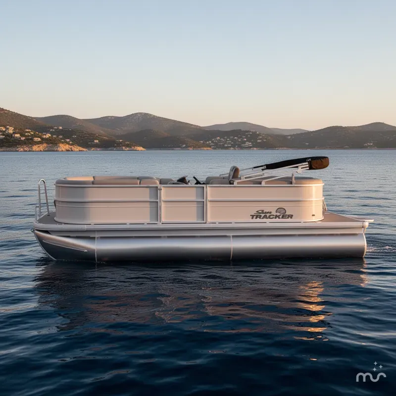 Slide: The Image of Sun Tracker Party Barge 20 DLX 2026 - 2